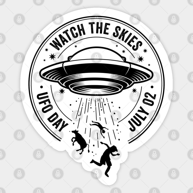 UFO DAY Sticker by ThemeParkProps